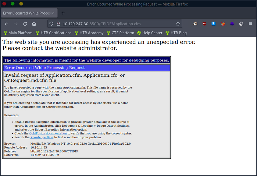 attacking cold fusion 3