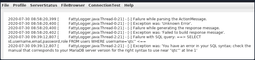 attacking thick client 21