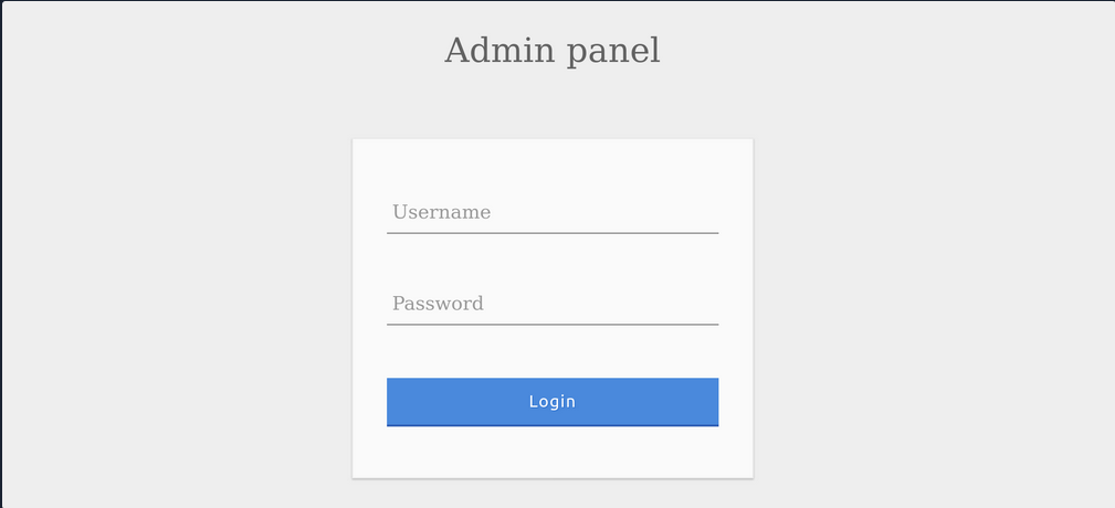 Admin Panel