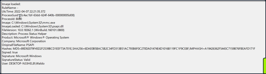 windows event logs 17