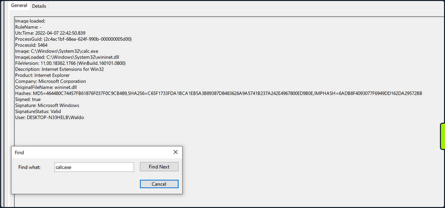 windows event logs 22
