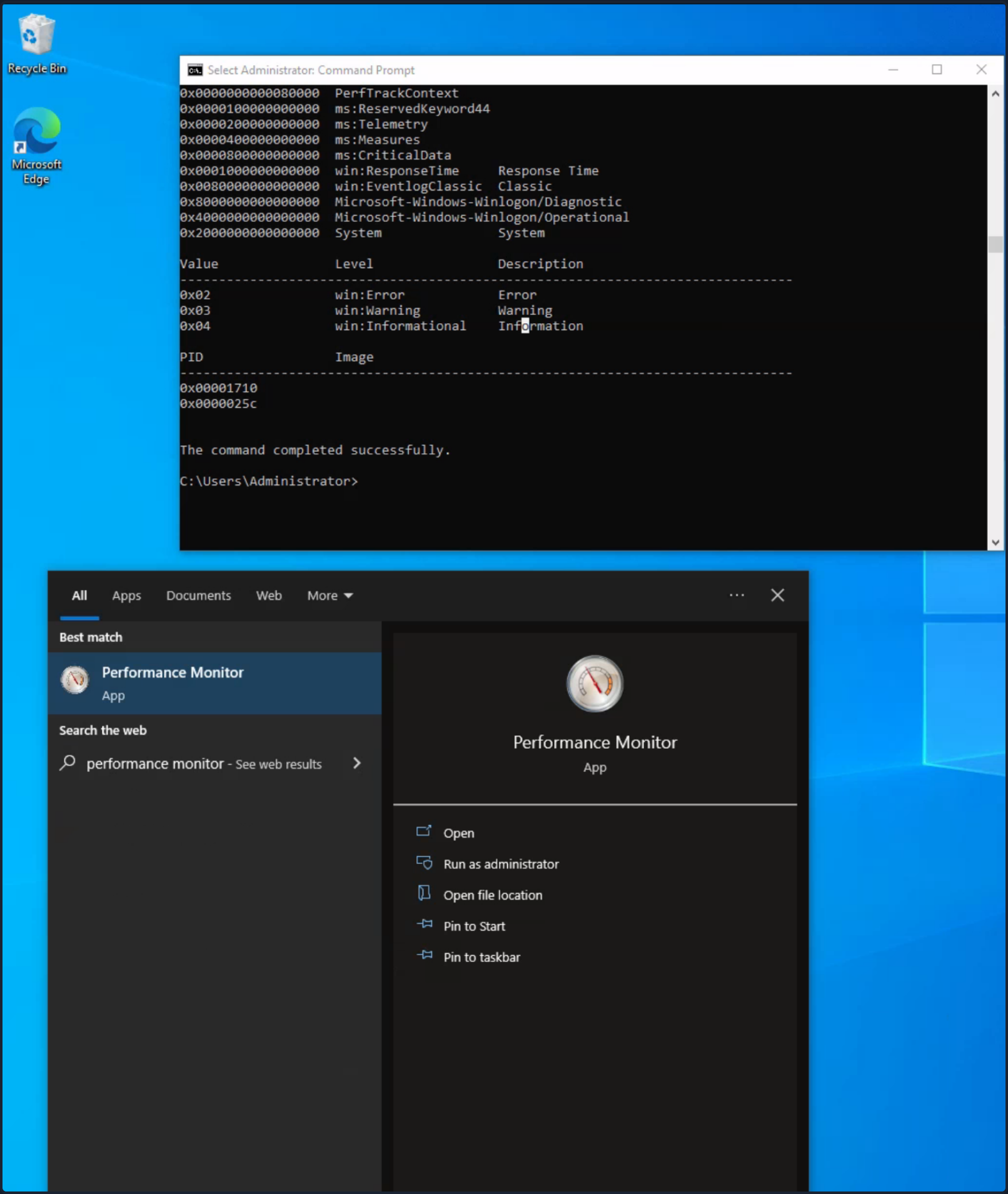 windows event logs 32