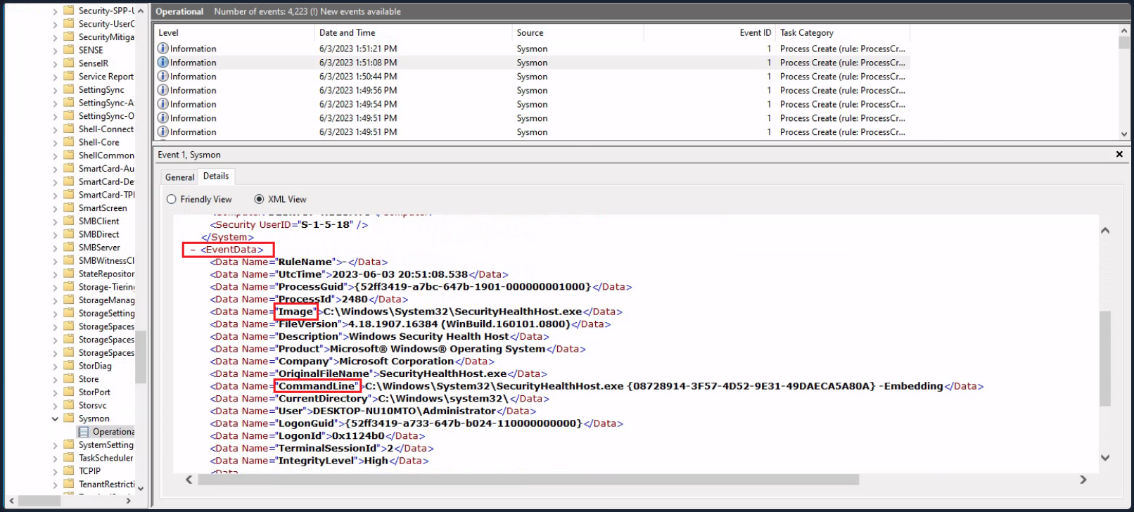 windows event logs 43