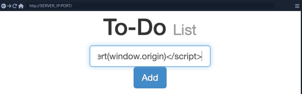 Reflected XSS Payload